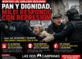 MIENTRAS LOS JUBILADOS RECLAMAN PAN Y DIGNIDAD, EL GOBIERNO RESPONDE CON REPRESIÓN