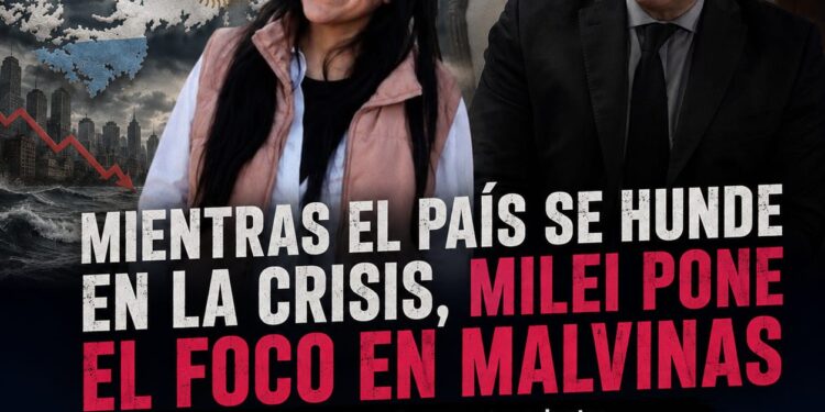 MIENTRAS EL PAÍS SE HUNDE EN LA CRISIS, MILEI PONE EL FOCO EN MALVINAS