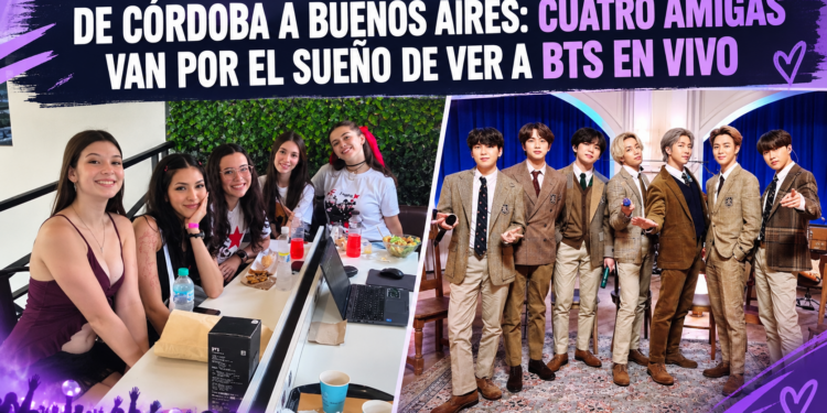 BTS DESATA LA LOCURA EN BUENOS AIRES: MILES DE FANS Y CUATRO AMIGAS QUE LLEGARON DESDE CÓRDOBA PARA VIVIR EL SHOW