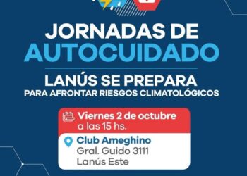 ANÚS GOBIERNO ORGANIZA UNA NUEVA JORNADA DE AUTOCUIDADO EN LANÚS ESTE
