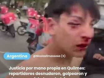 QUILMES: HARTOS DE LOS ROBOS, LOS REPARTIDORES REACCIONARON POR MANO PROPIA