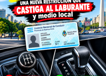 ¿SEGURIDAD VIAL O BUROCRACIA ABSURDA? UNA NUEVA RESTRICCIÓN QUE CASTIGA AL LABURANTE?